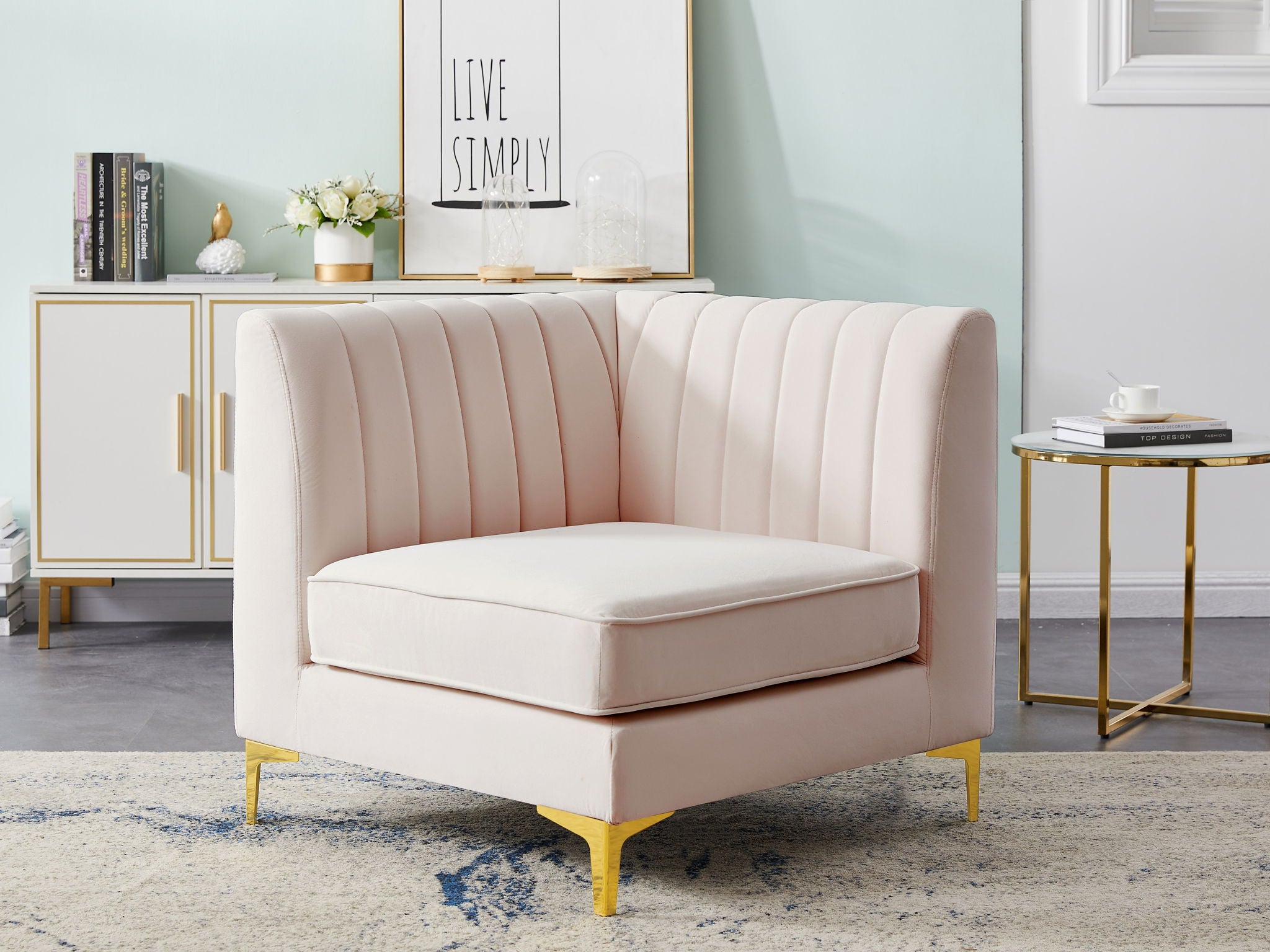Alina - Corner Chair - Urban Living Furniture (Los Angeles, CA)