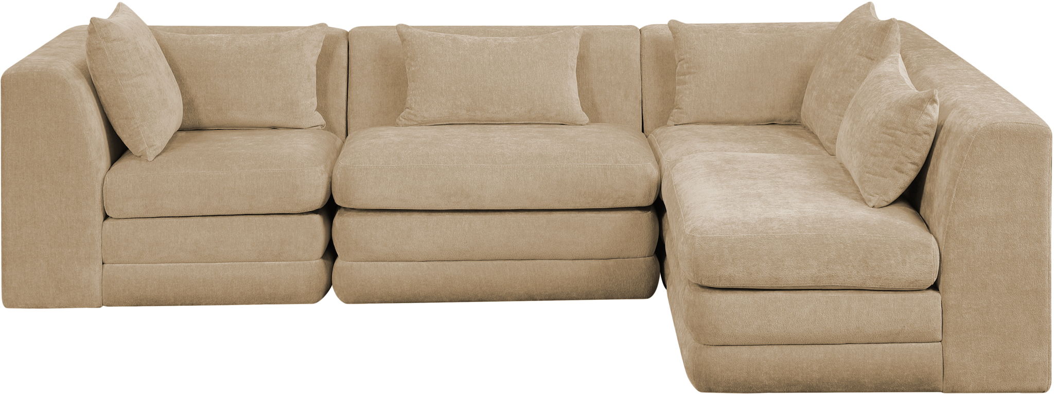 Stellar - 4 Piece Upholstered Modular Sectional - Urban Living Furniture (Los Angeles, CA)