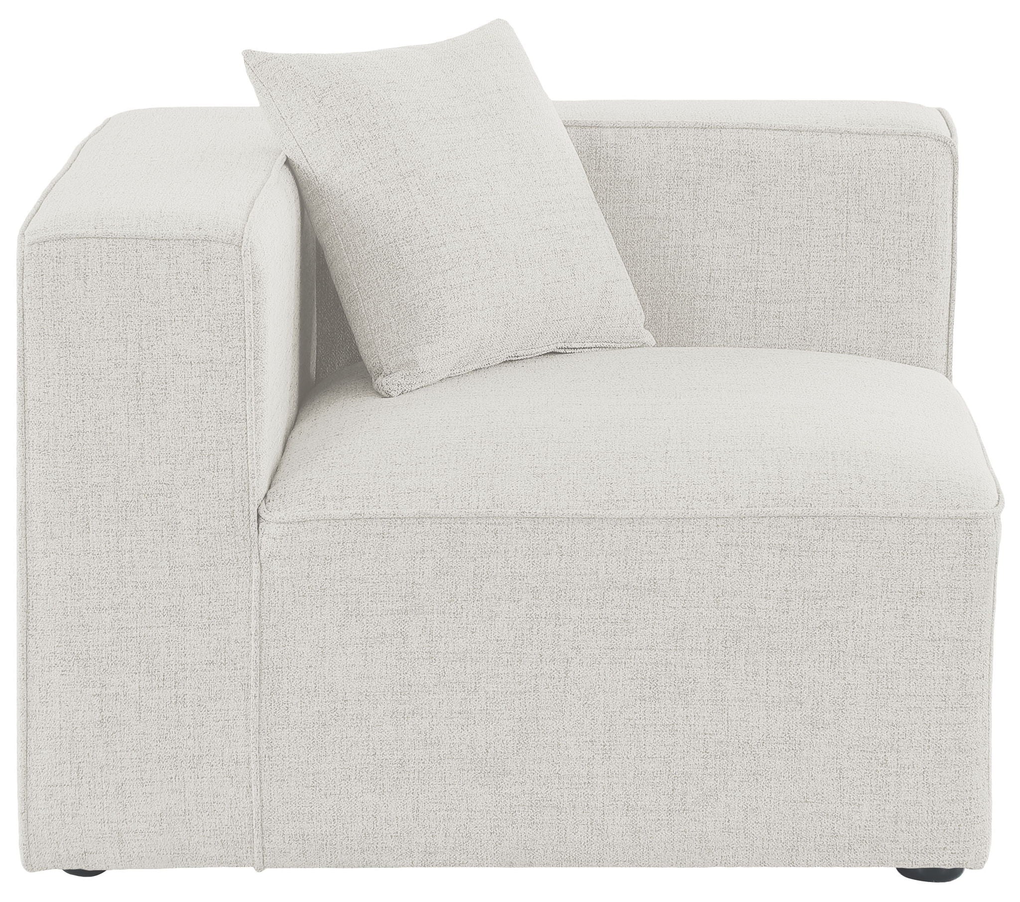 Cube - Linen Corner Chair - Urban Living Furniture (Los Angeles, CA)