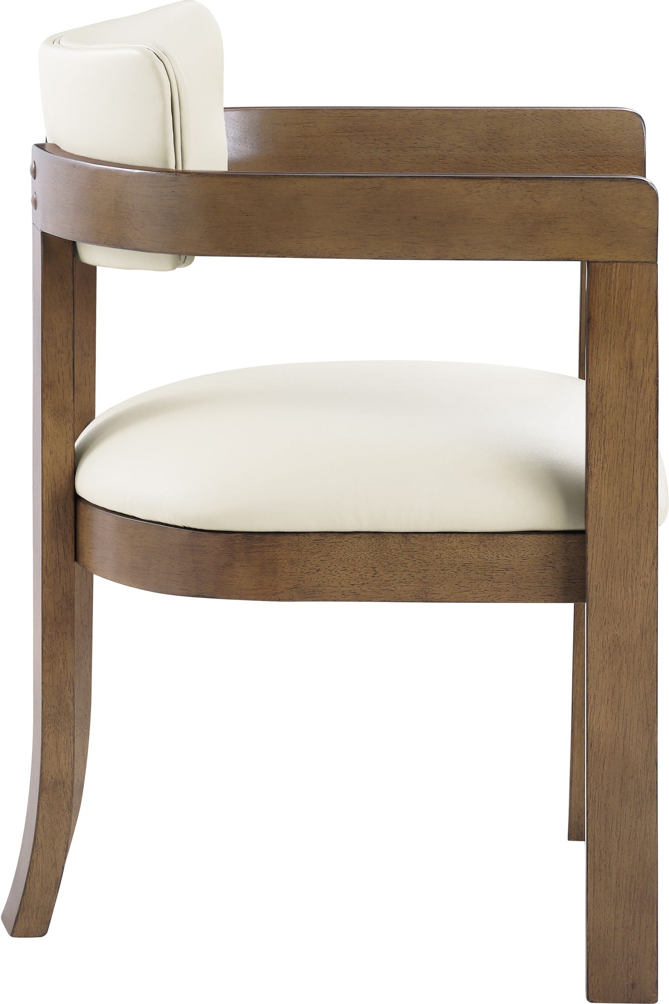 Lavrin - Vegan Leather Upholstered Dining Arm Chair (Set of 2) - Walnut Base - Urban Living Furniture (Los Angeles, CA)
