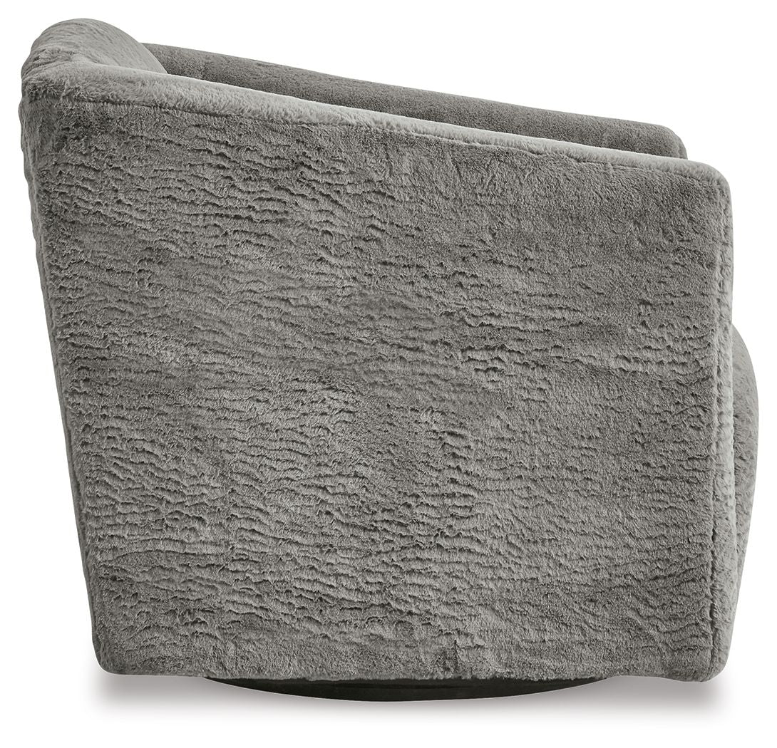 Bramner - Charcoal - Swivel Accent Chair - Urban Living Furniture (Los Angeles, CA)