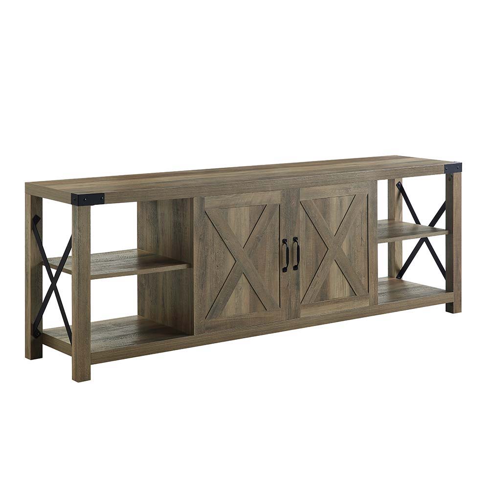 Abiram - TV Stand - Rustic Oak Finish - Urban Living Furniture (Los Angeles, CA)