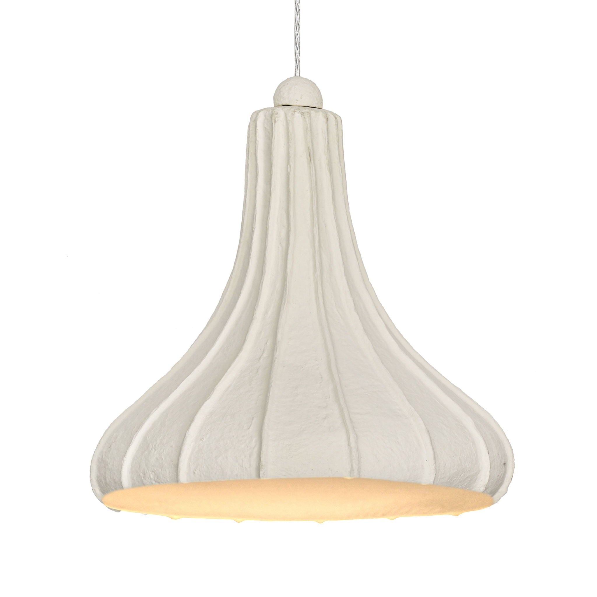 Looma - Cotton Mache Pendant Lamp - Off White - Urban Living Furniture (Los Angeles, CA)