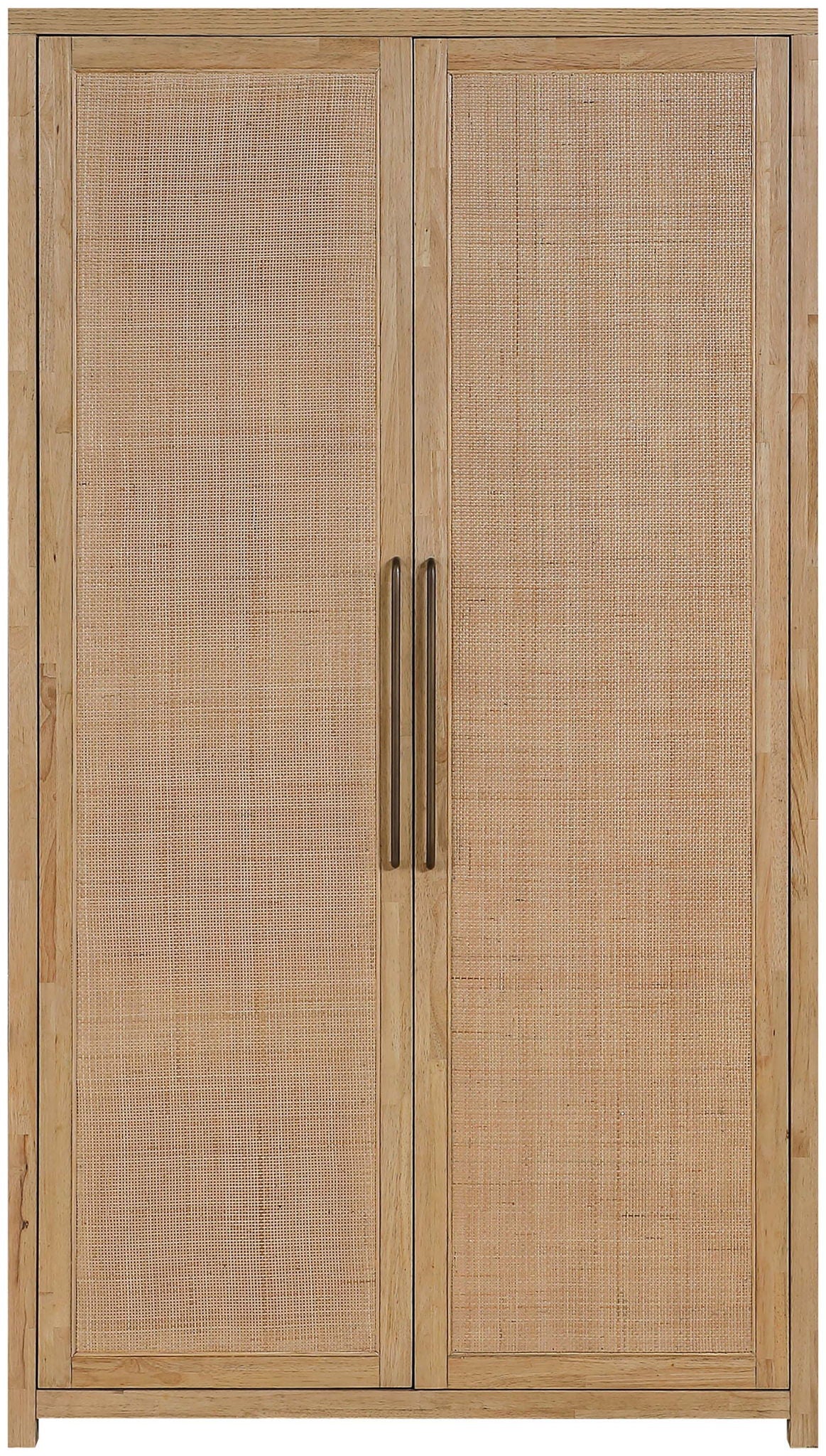 Vana - Solid Wood, Oak Veneer And Stainless Steel Storage Cabinet - Urban Living Furniture (Los Angeles, CA)