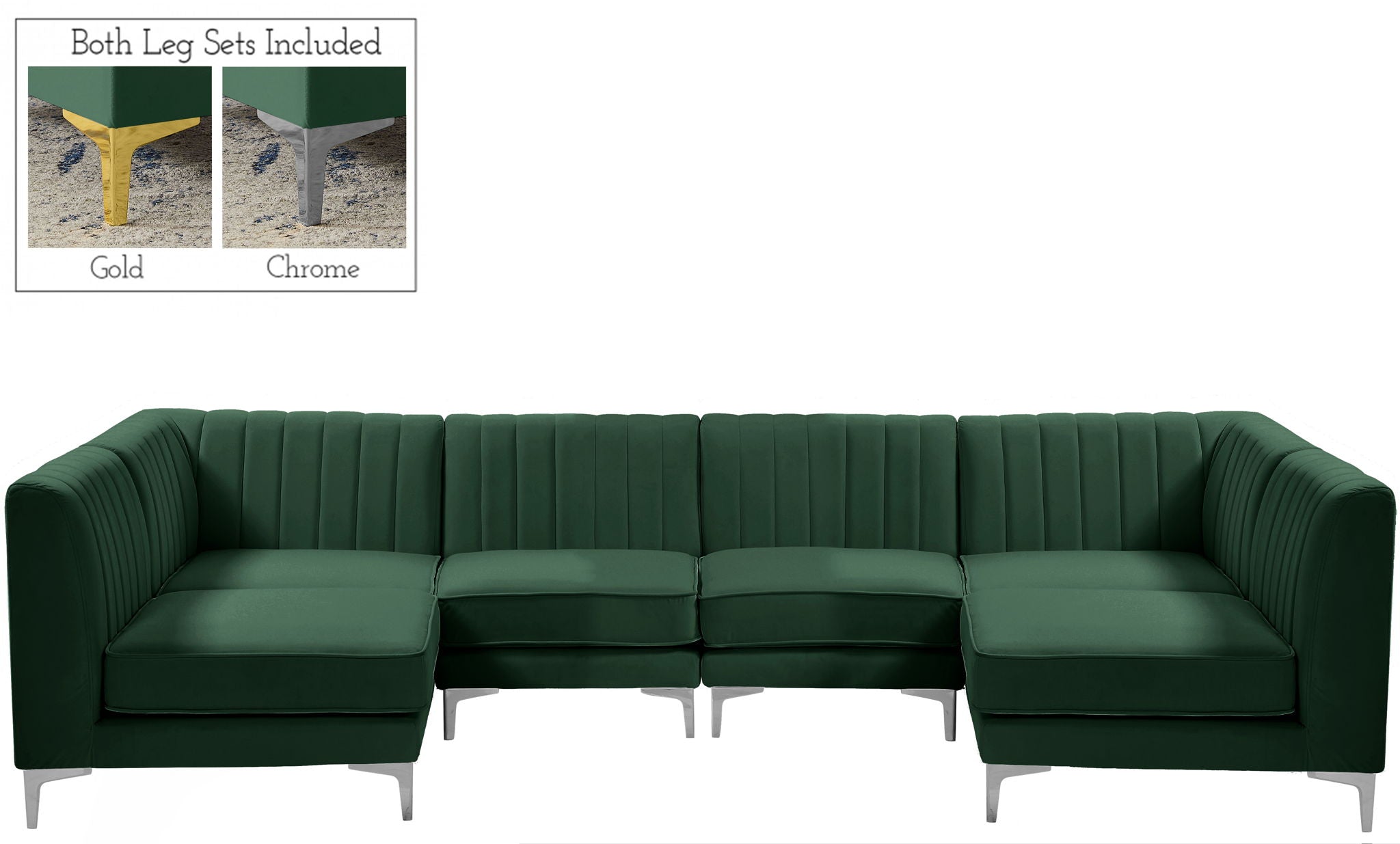 Alina - 6 Piece Modular U-Shaped Sectional - Urban Living Furniture (Los Angeles, CA)