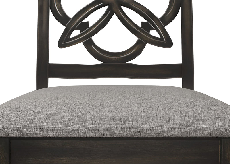 Hilara - Side Chair (Set of 2) - Gray / Charcoal