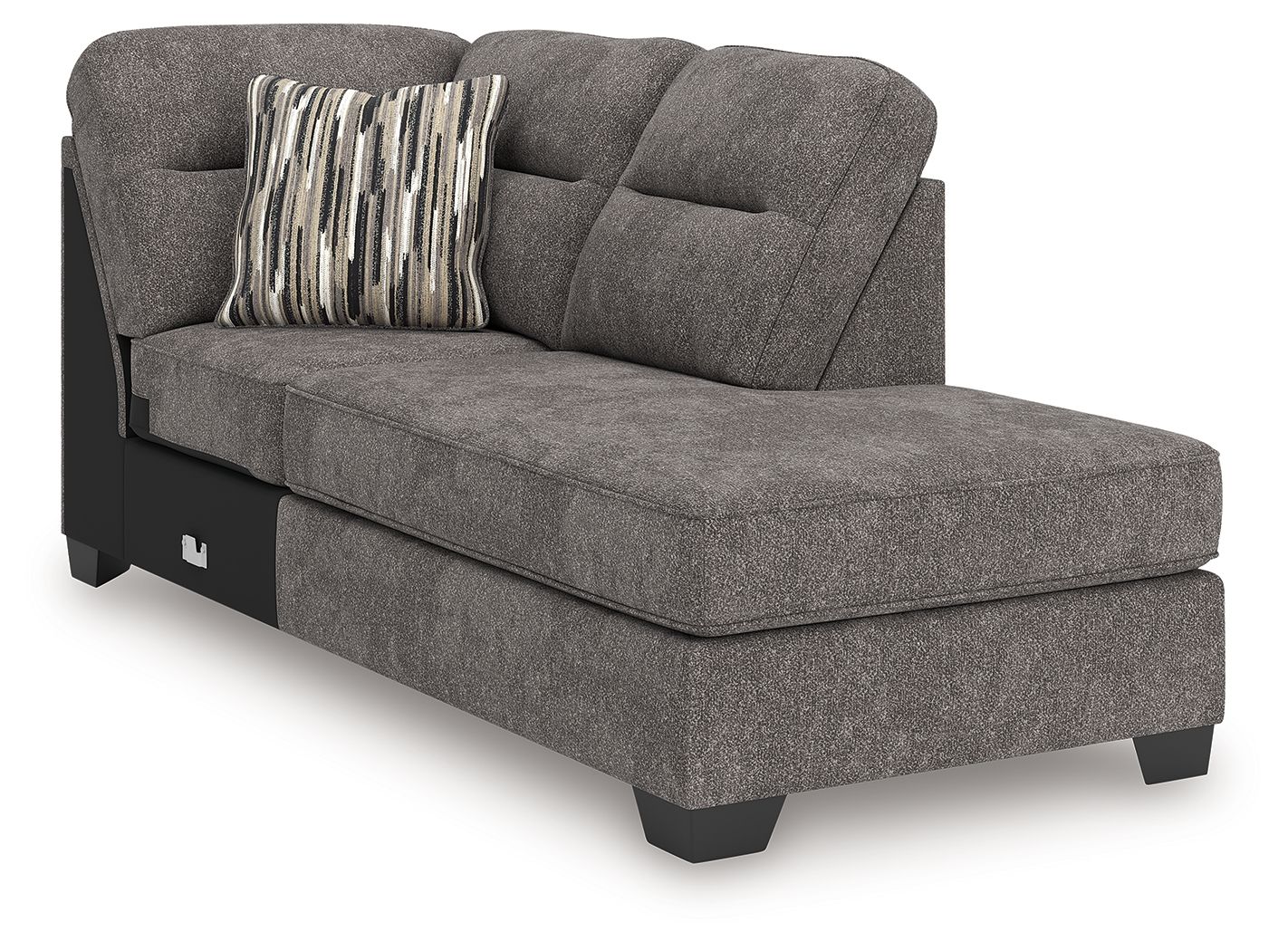 Olten - Graphite - RAF Corner Chaise - Urban Living Furniture (Los Angeles, CA)