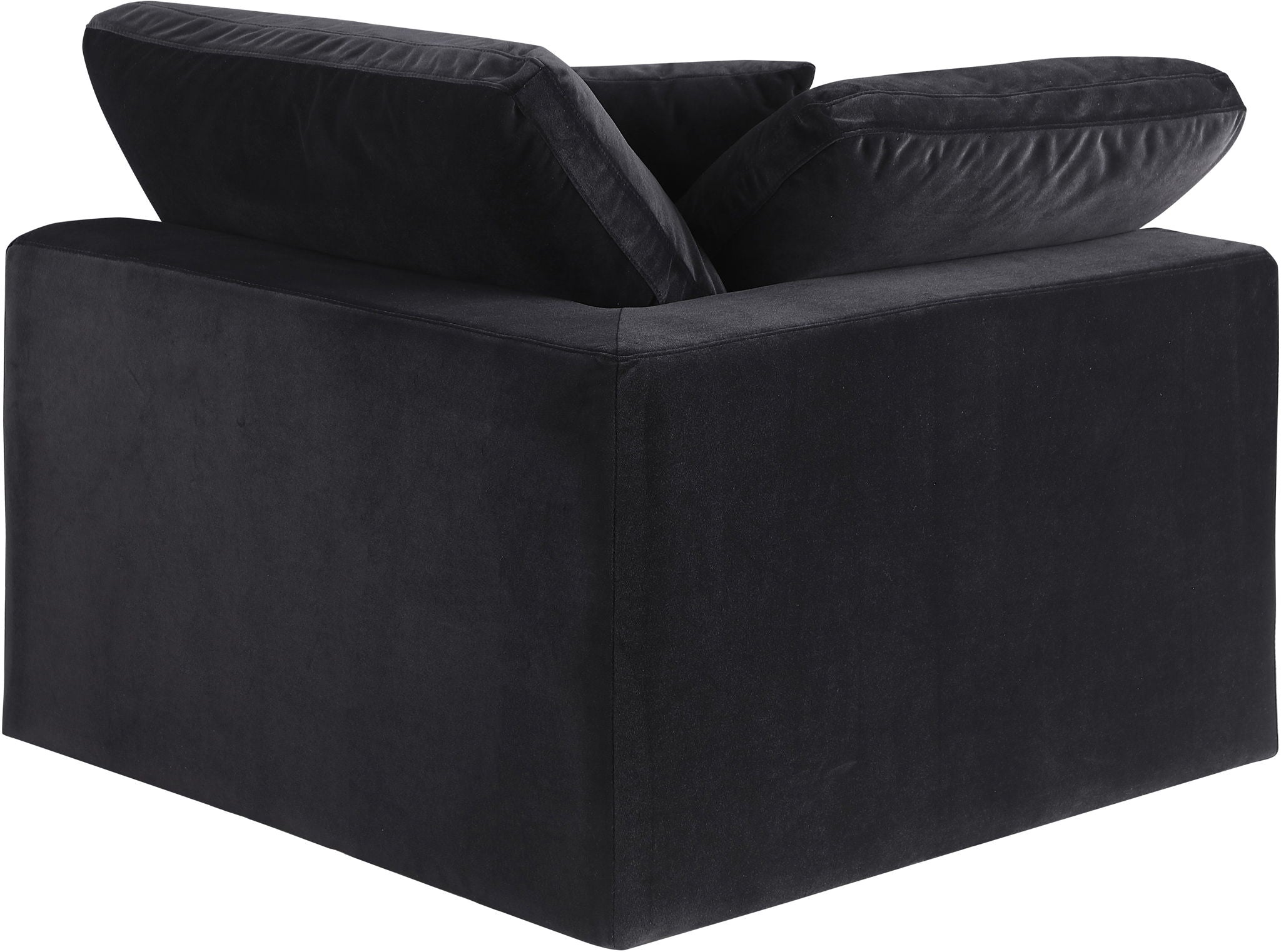 Comfy - Velvet Corner Chair - Urban Living Furniture (Los Angeles, CA)