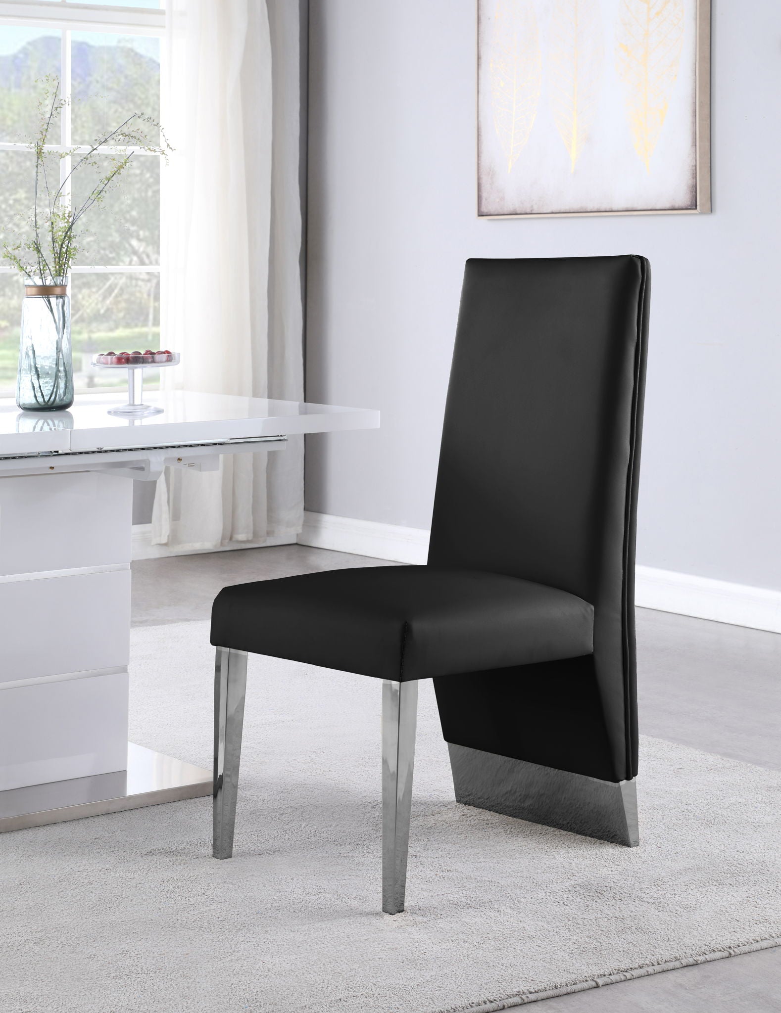 Porsha - Dining Chair Set - Chrome Base - Urban Living Furniture (Los Angeles, CA)