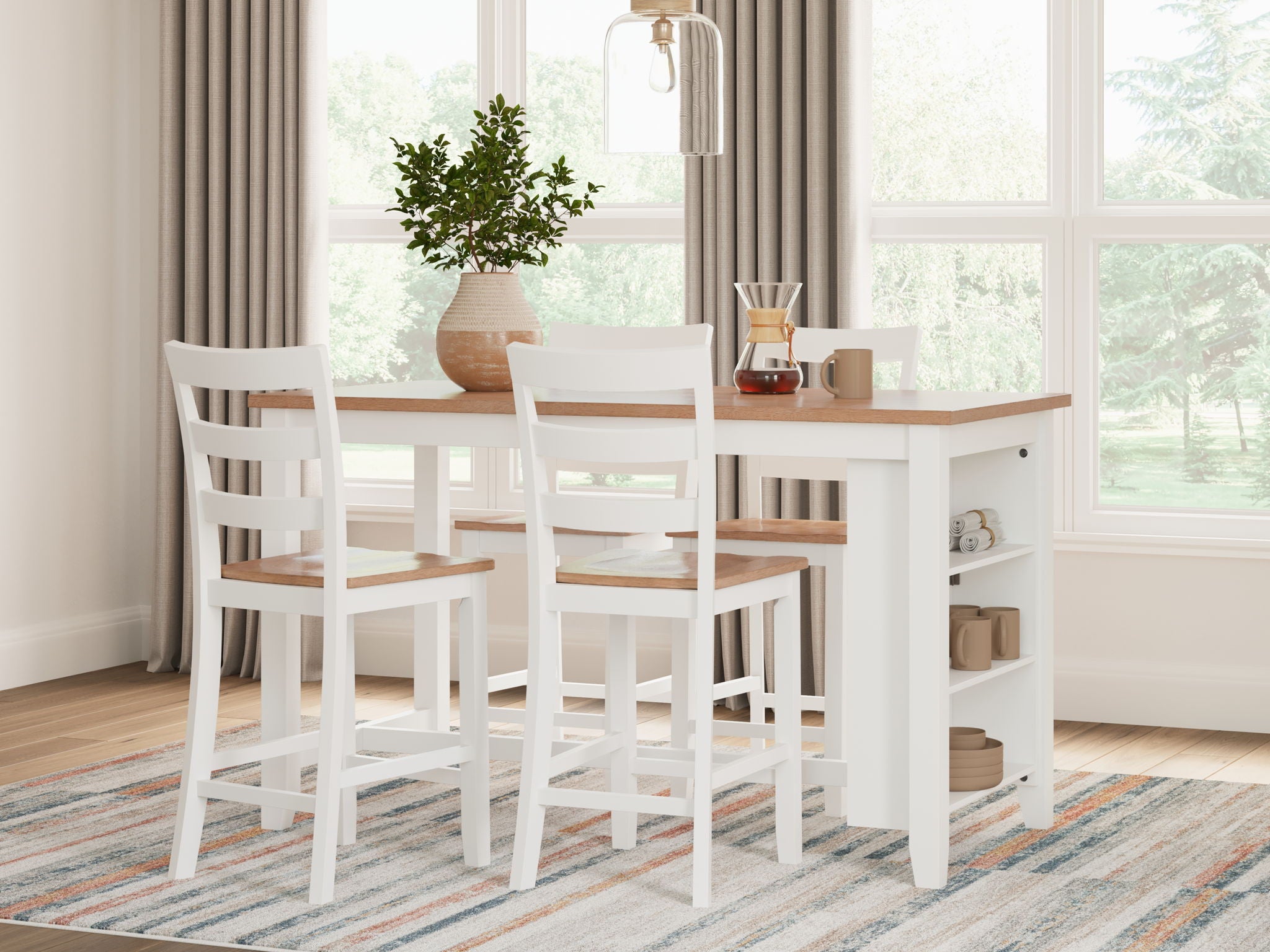 Gesthaven - Rectangular Dining Room Counter Set - Urban Living Furniture (Los Angeles, CA)