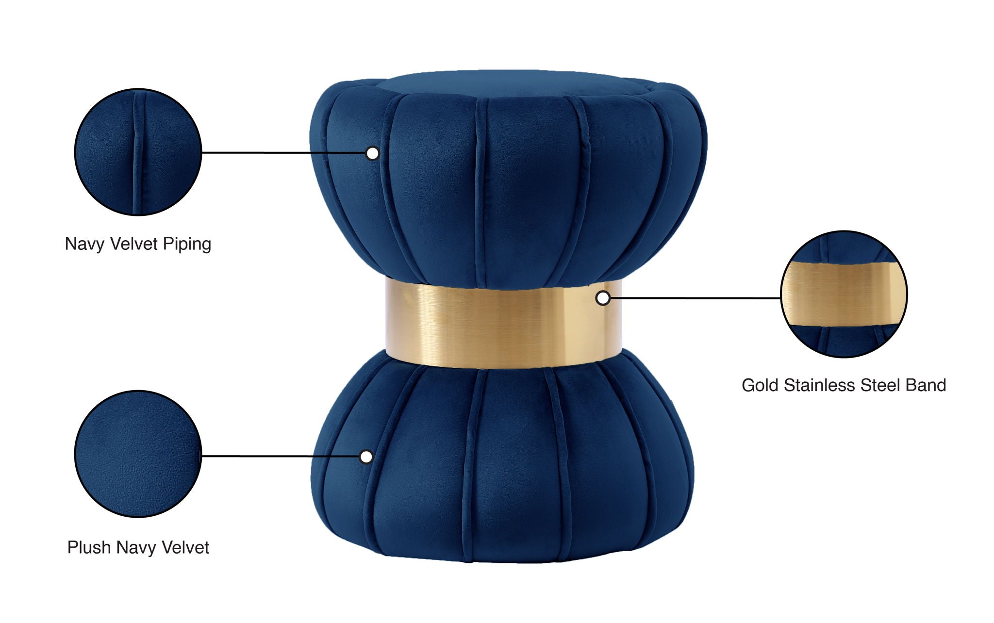 Vino - Stool Ottoman - Urban Living Furniture (Los Angeles, CA)