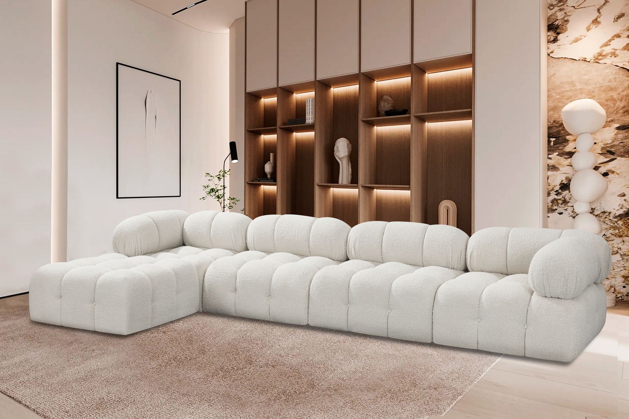 Ames - 5 Piece Fabric Modular Sectional - Urban Living Furniture (Los Angeles, CA)
