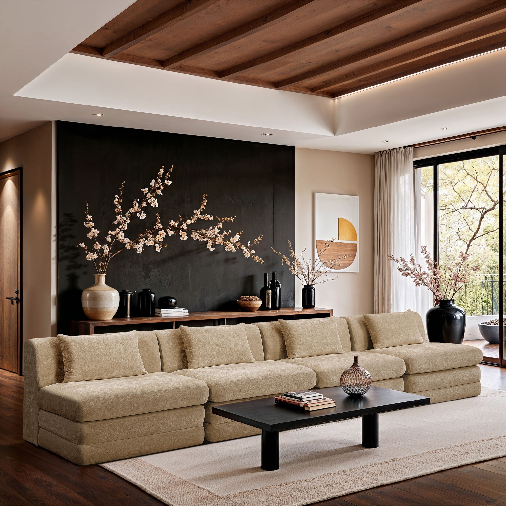 Stellar - 4 Piece Upholstered Modular Sectional - Urban Living Furniture (Los Angeles, CA)