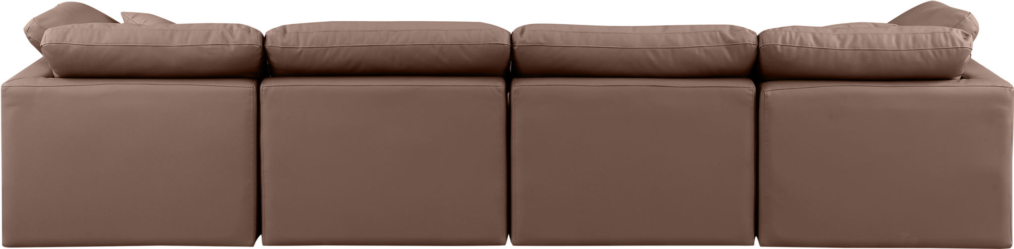 Indulge - Faux Leather 4 Seat Modular Sofa - Urban Living Furniture (Los Angeles, CA)