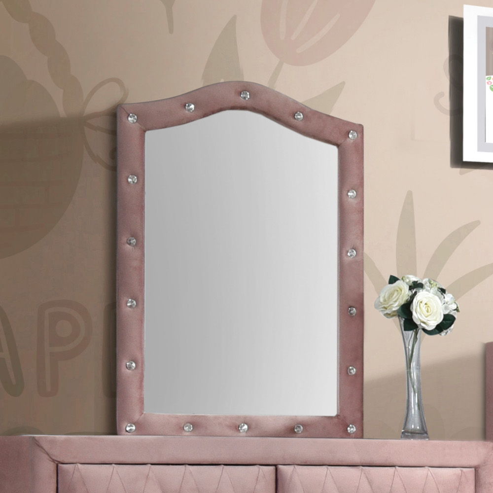 Reggie - Mirror - Pink Fabric - Urban Living Furniture (Los Angeles, CA)