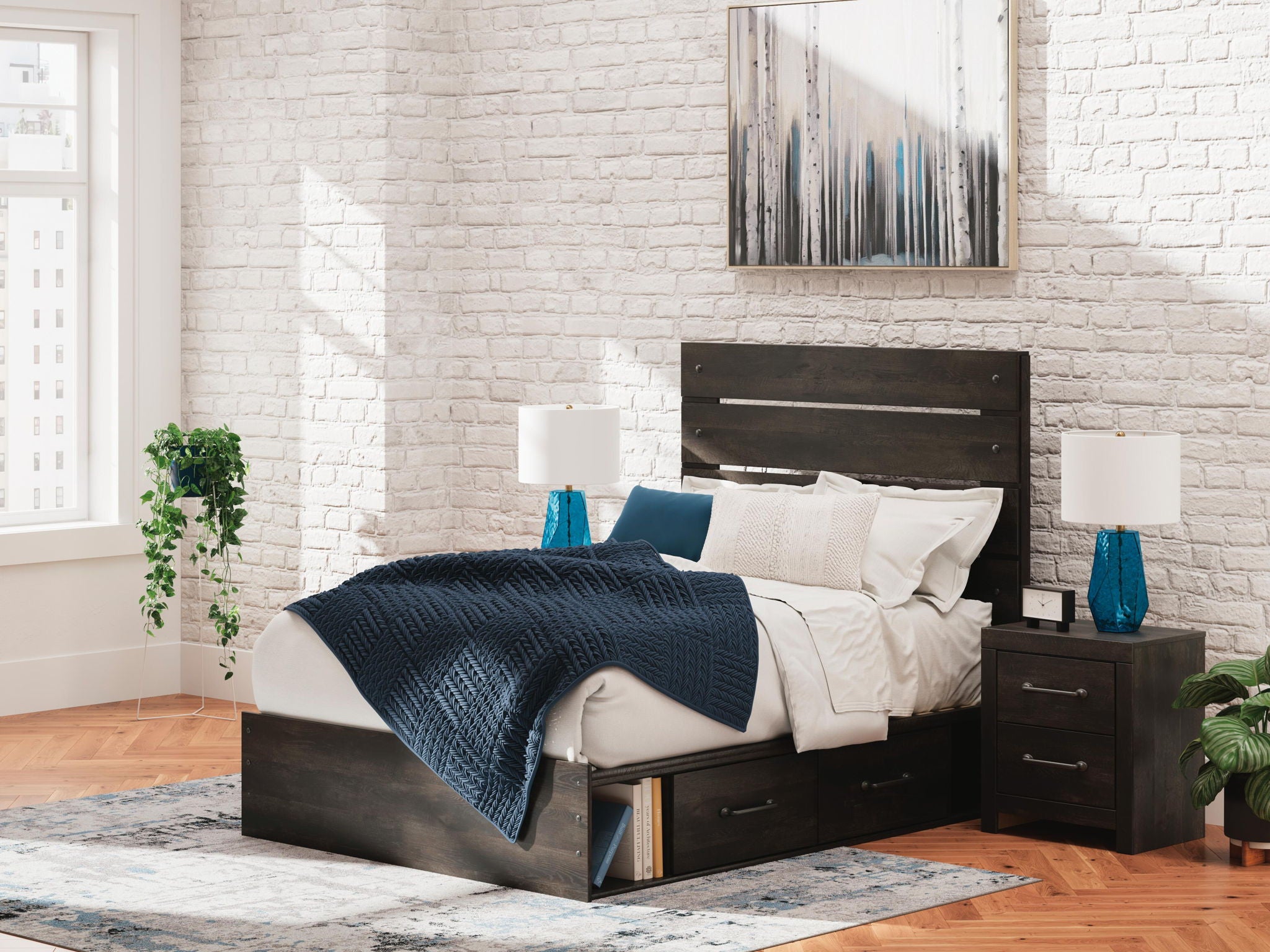 Hollivern - Panel Bed With Storage - Urban Living Furniture (Los Angeles, CA)