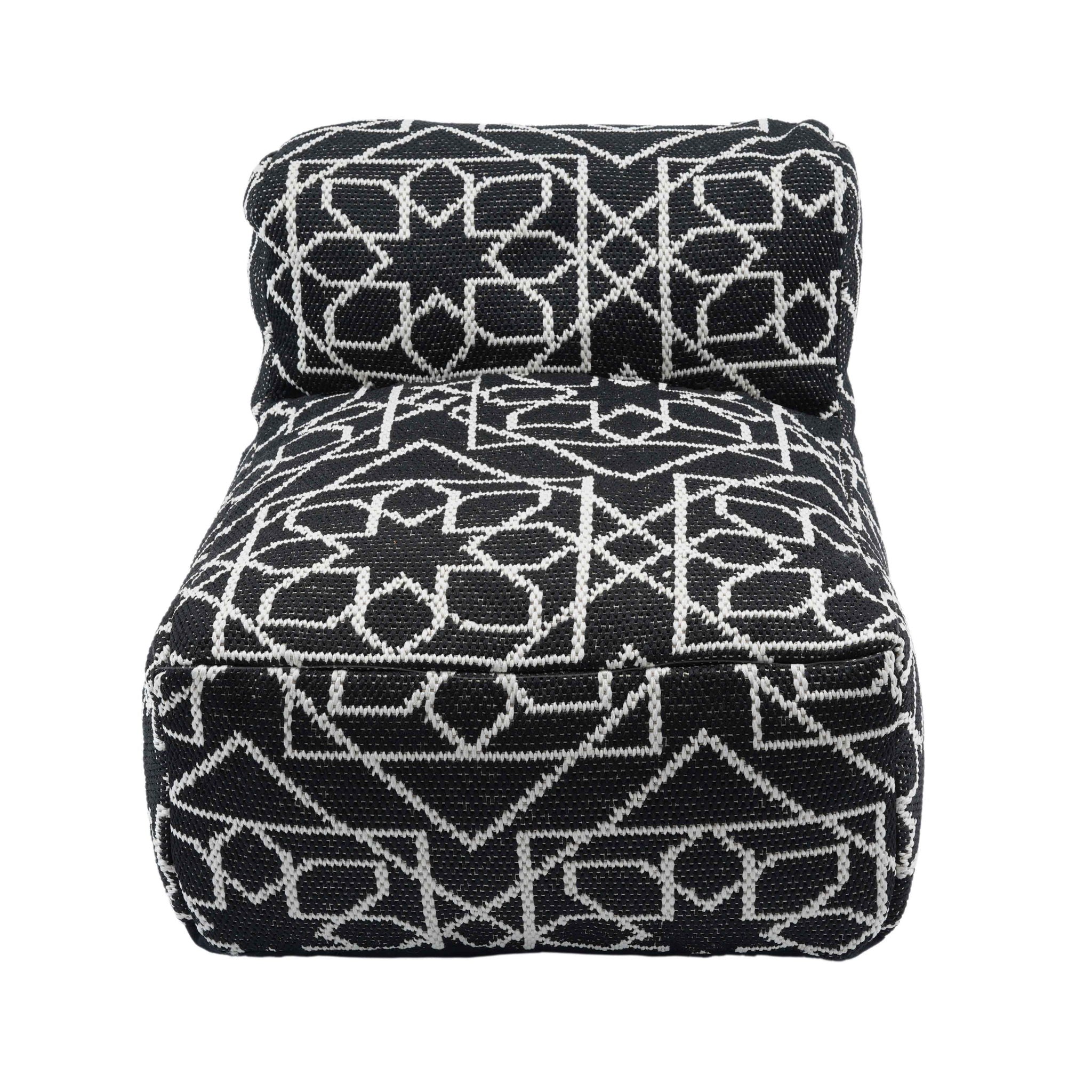 Chiara - Outdoor Accent Pouf - Black - Urban Living Furniture (Los Angeles, CA)