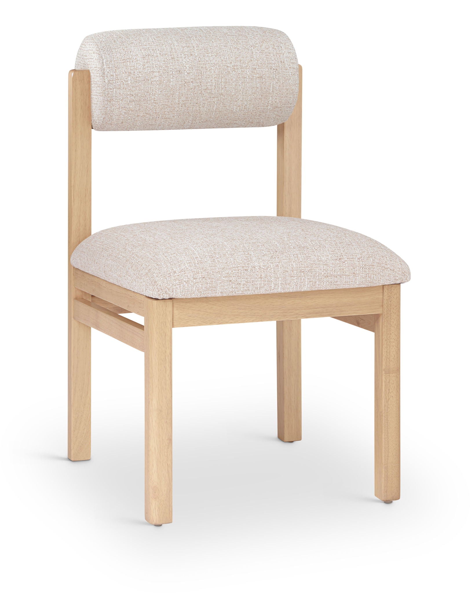 Roundhill - Fabric Dining Chair (Set of 2) - Natural Frame - Urban Living Furniture (Los Angeles, CA)