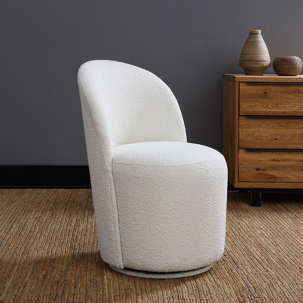 Hollis - Side Chair (Set of 2) - Beige Boucle - Urban Living Furniture (Los Angeles, CA)