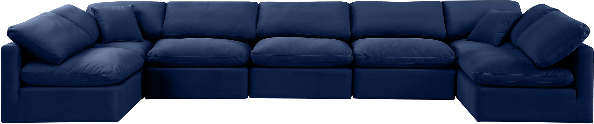 Indulge - Velvet 7 Piece Modular U-Shaped Sectional - Urban Living Furniture (Los Angeles, CA)