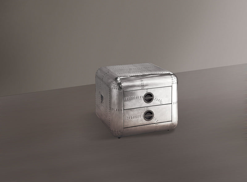 Brancaster - End Table - Aluminum - 22" - Urban Living Furniture (Los Angeles, CA)