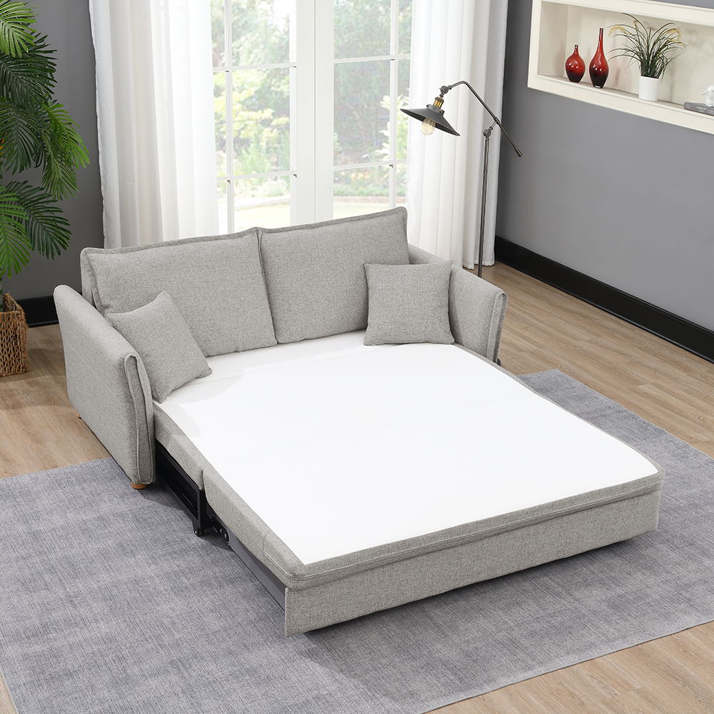 Oran - Sofa With Sleeper - Gray Chenille - Urban Living Furniture (Los Angeles, CA)