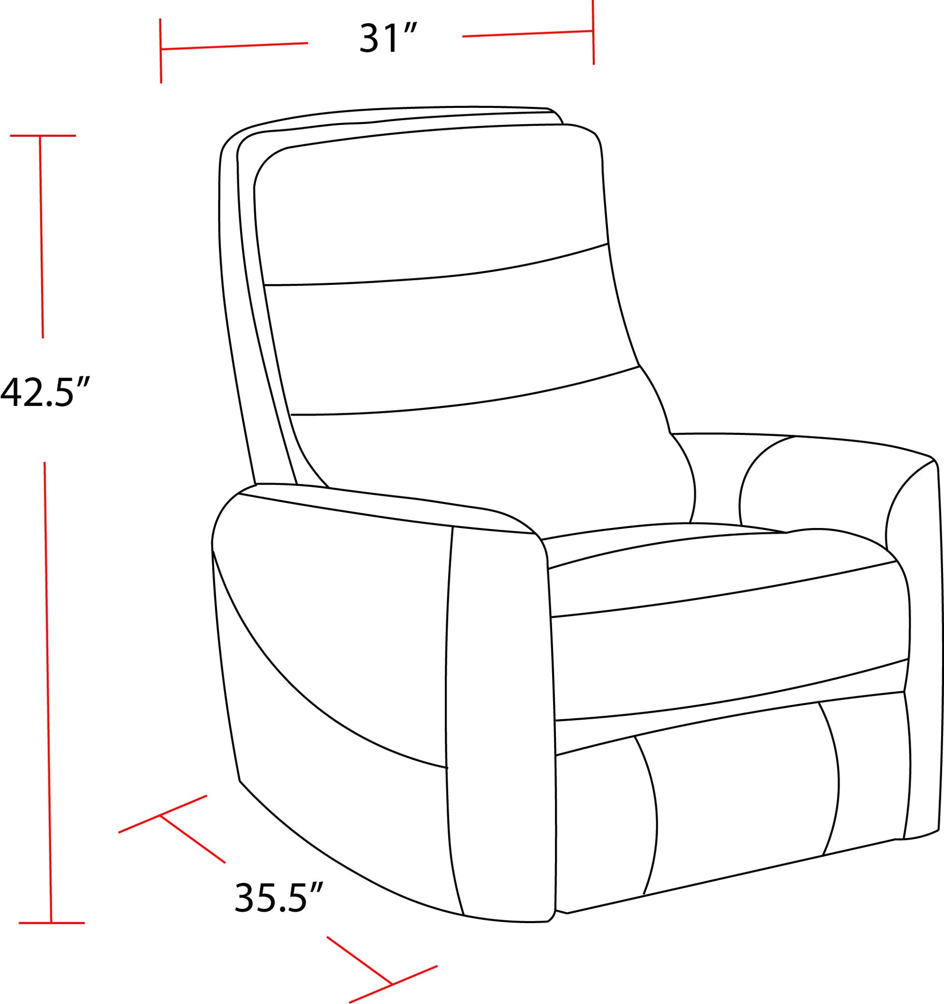 Hercules - Swivel Glider Recliner (Set of 2) - Urban Living Furniture (Los Angeles, CA)