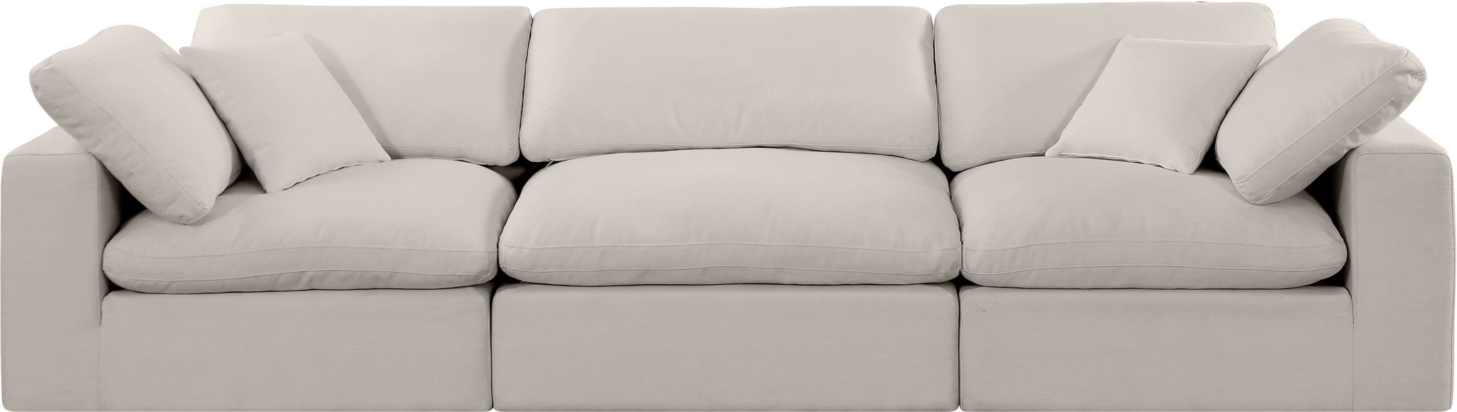 Comfy - Linen Modular Sofa 3 Seats - Urban Living Furniture (Los Angeles, CA)