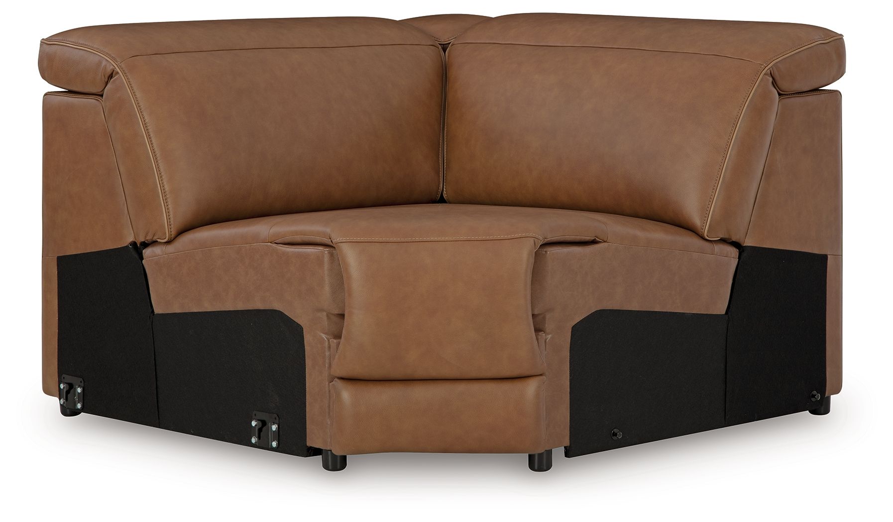 Magic Man - Caramel - Wedge With Manual Headrest - Urban Living Furniture (Los Angeles, CA)