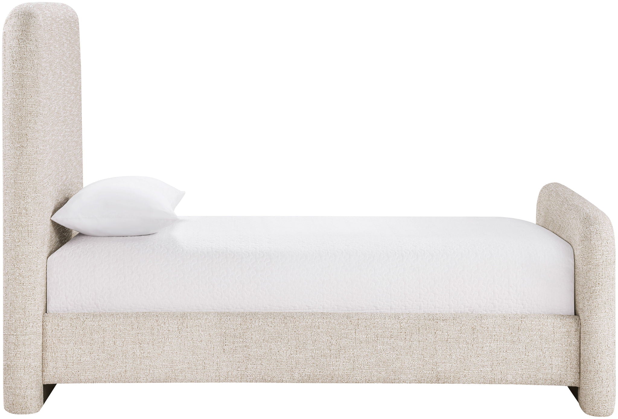 Fira - Linen Textured Fabric Upholstered Bed - Urban Living Furniture (Los Angeles, CA)
