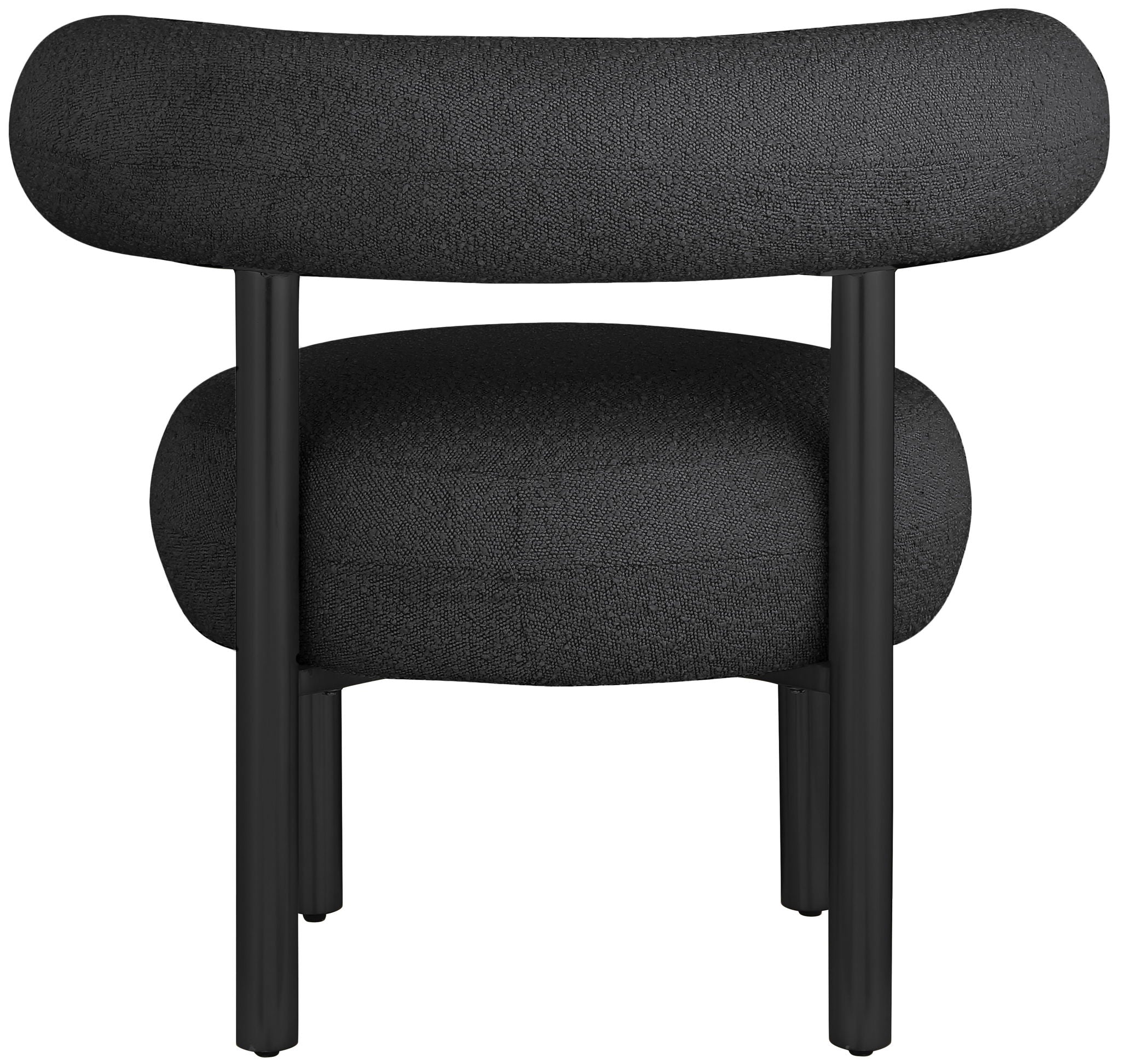 Bordeaux - Boucle Fabric Accent Chair With Black Legs - Urban Living Furniture (Los Angeles, CA)