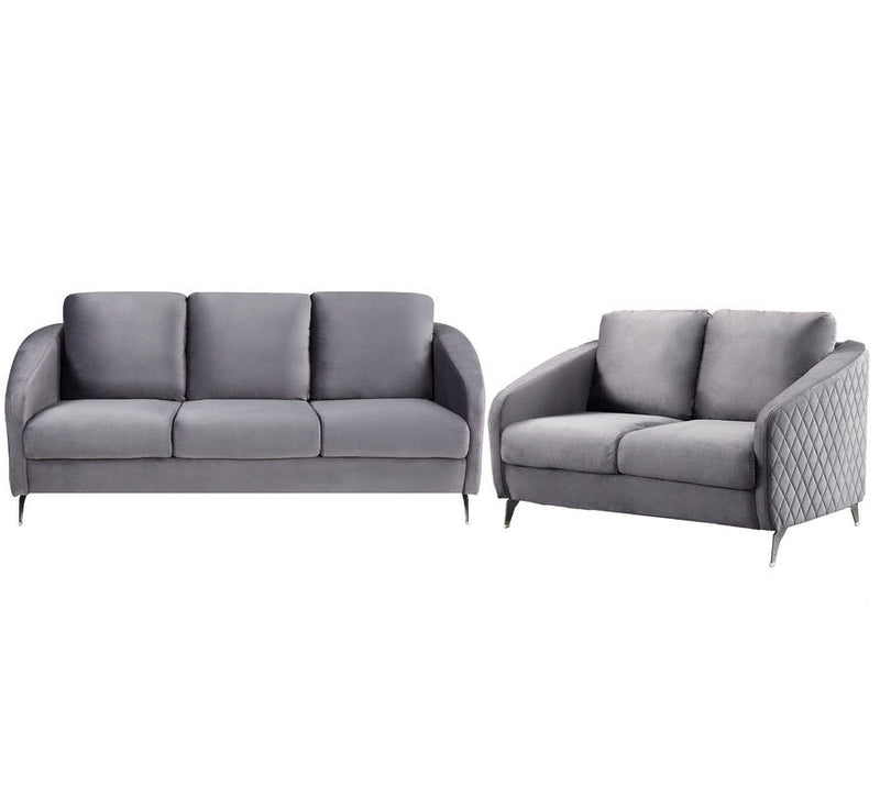 Sofia - Velvet Fabric Living Room Set - Urban Living Furniture (Los Angeles, CA)