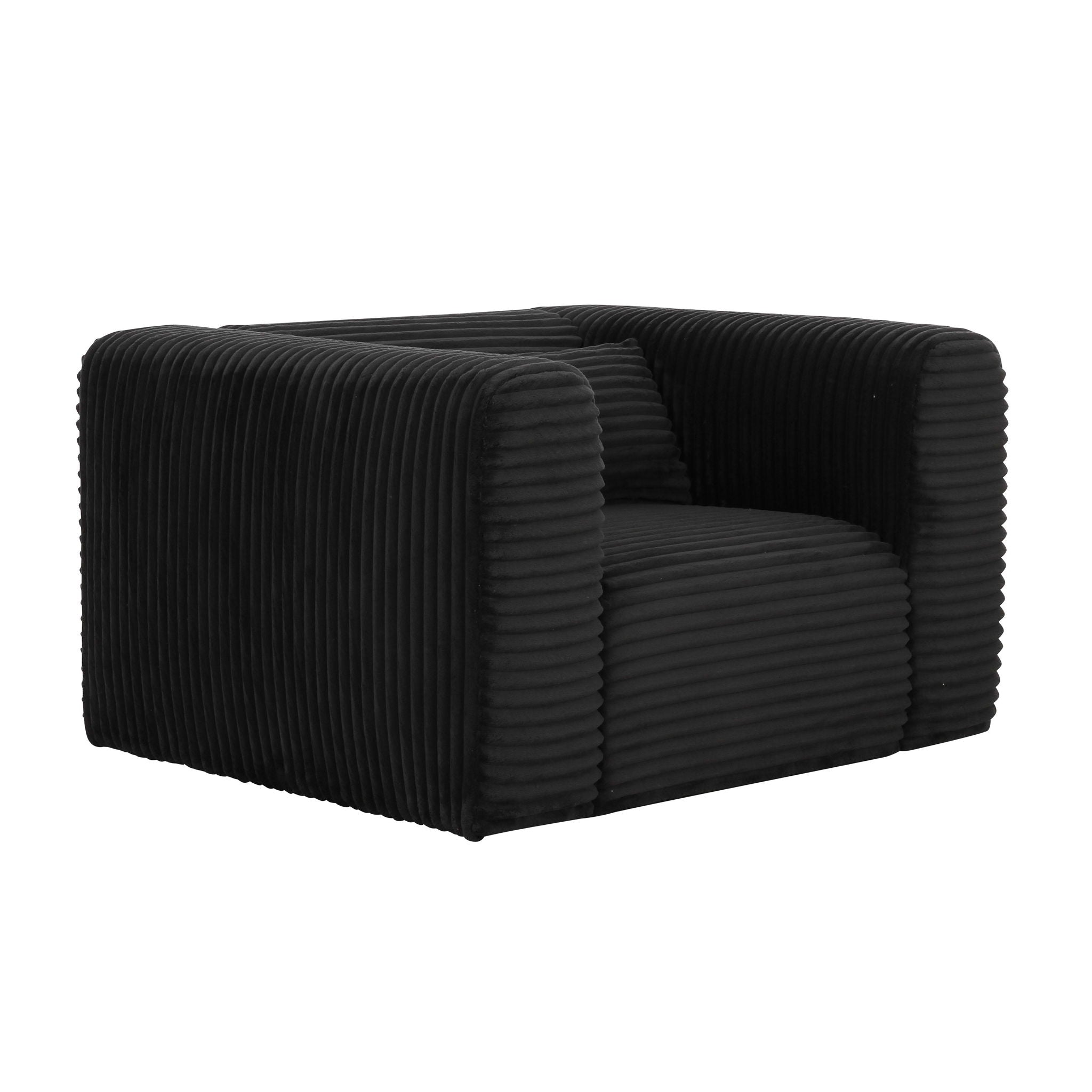 Tarra - Fluffy Oversized Corduroy Armchair - Urban Living Furniture (Los Angeles, CA)