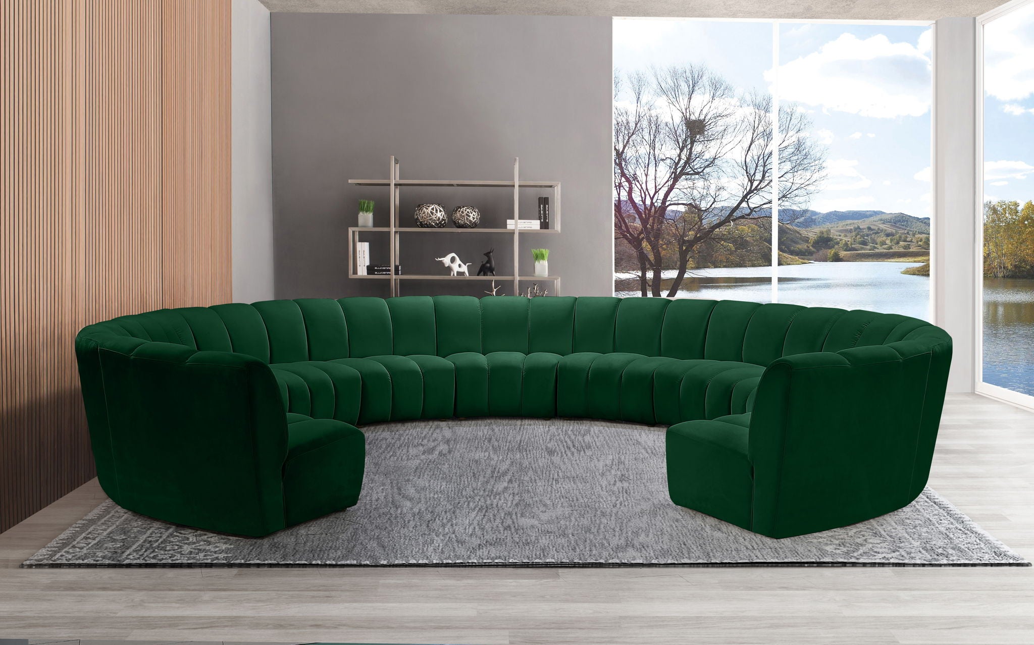 Infinity - 11 Piece Velvet Modular Sectional - Urban Living Furniture (Los Angeles, CA)