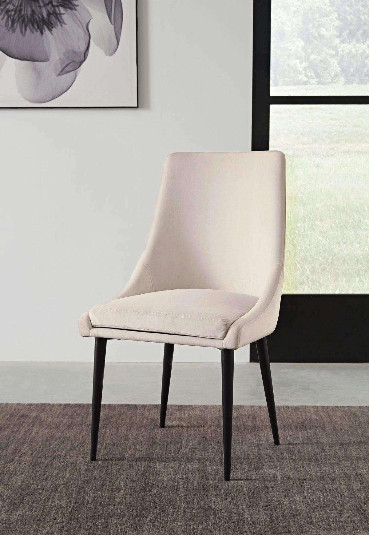 Winston - Upholstered Metal Leg Dining Chair (Set of 2)