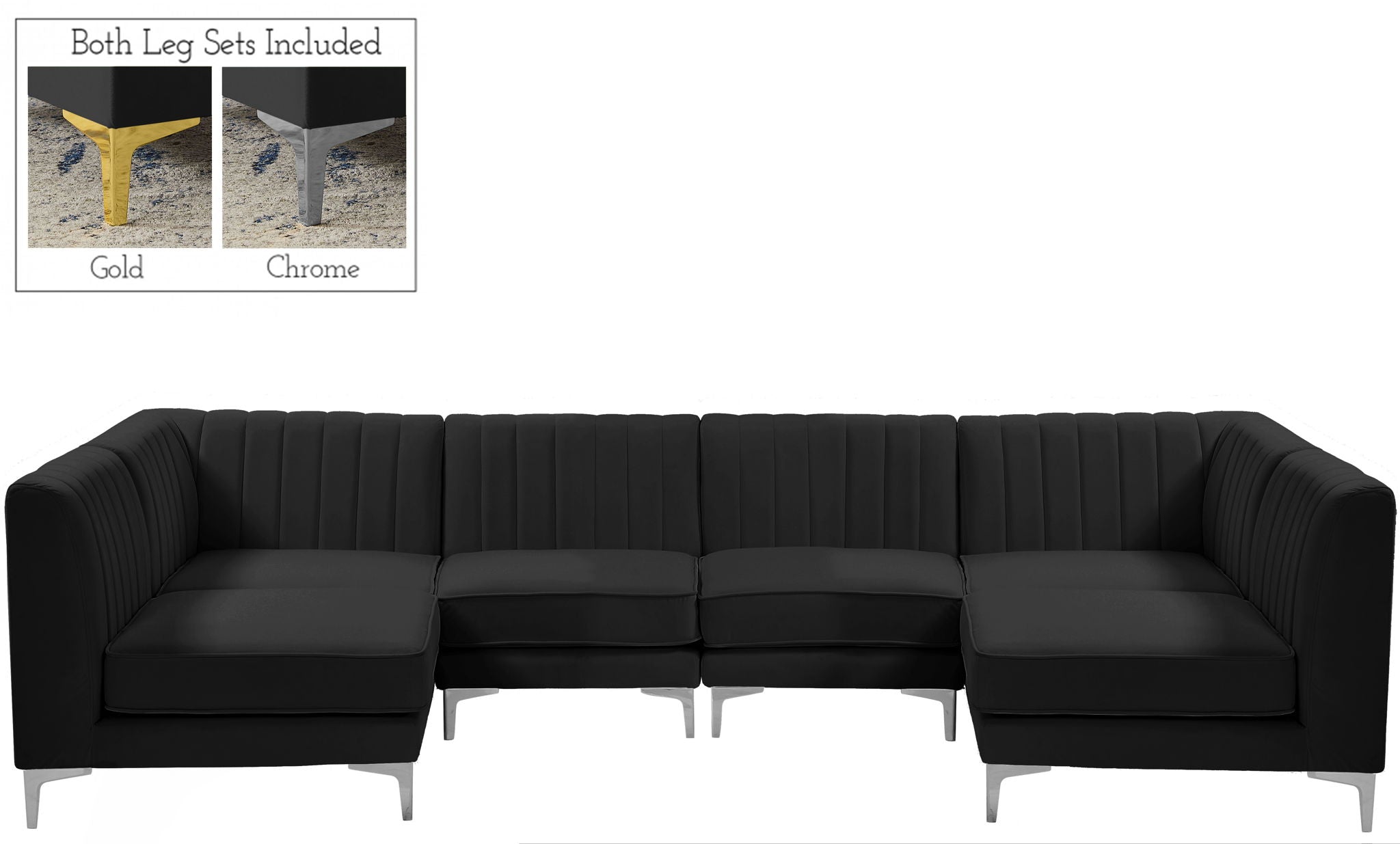 Alina - 6 Piece Modular U-Shaped Sectional - Urban Living Furniture (Los Angeles, CA)