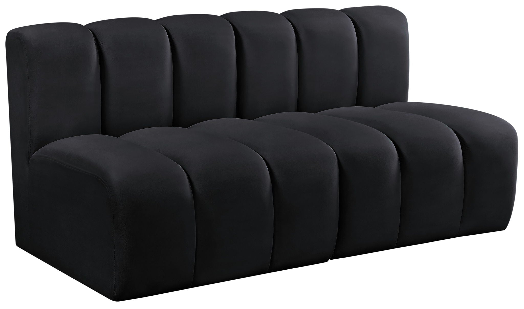 Arc - Velvet 2 Seats Modular Sofa - Urban Living Furniture (Los Angeles, CA)