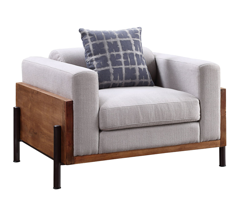 Pelton - Chair - Fabric & Walnut - Urban Living Furniture (Los Angeles, CA)