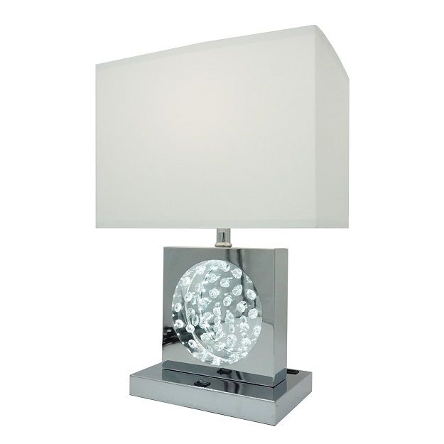 Table Lamp - Metal - Chrome - Urban Living Furniture (Los Angeles, CA)