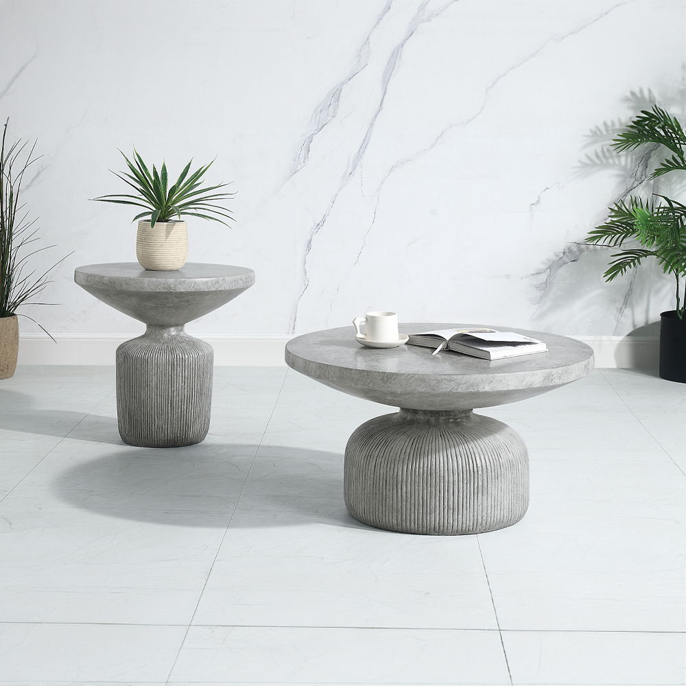 Laddie - End Table - Weathered Gray - Urban Living Furniture (Los Angeles, CA)
