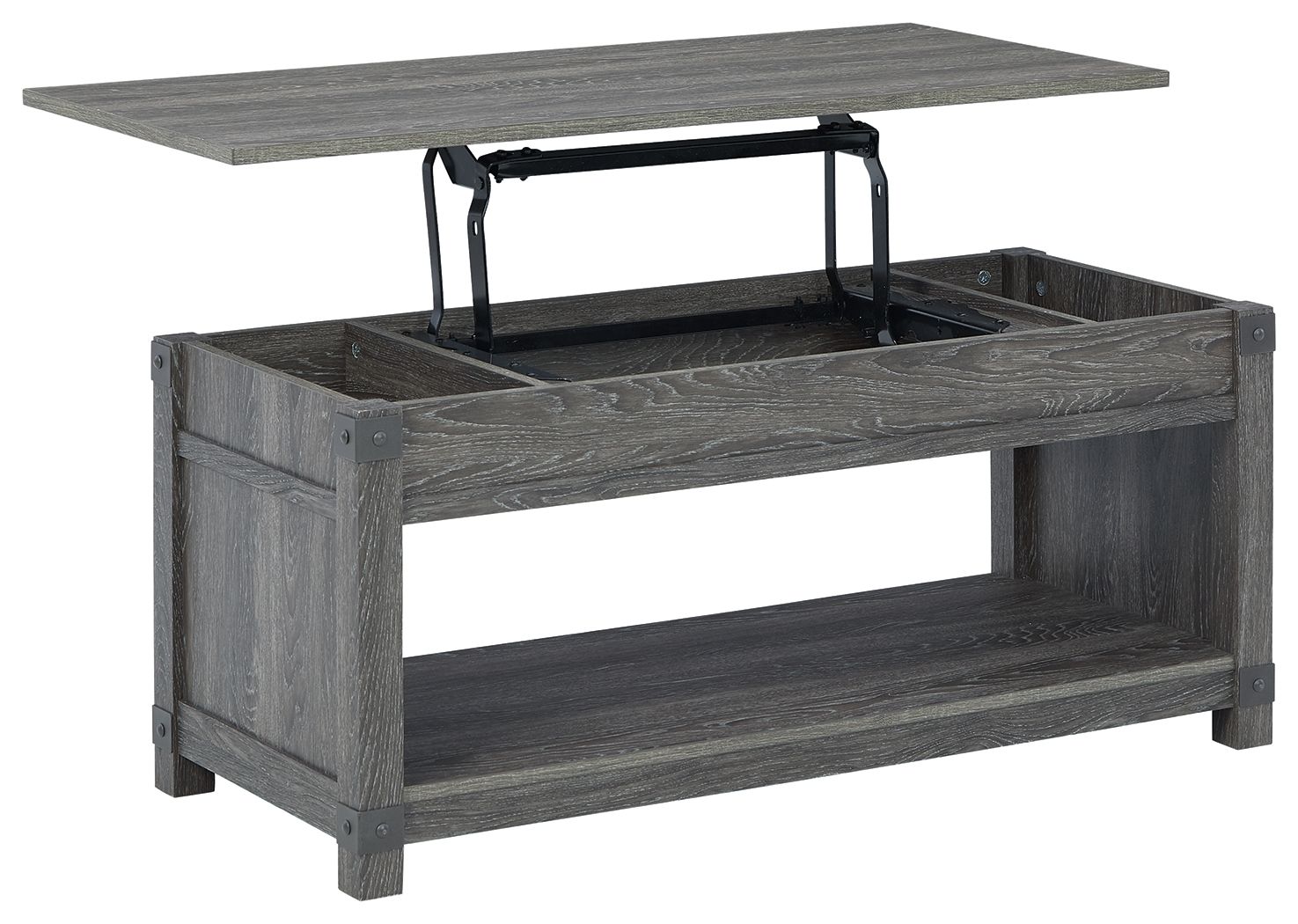 Freedan - Grayish Brown - Rect Lift Top Cocktail Table - Urban Living Furniture (Los Angeles, CA)