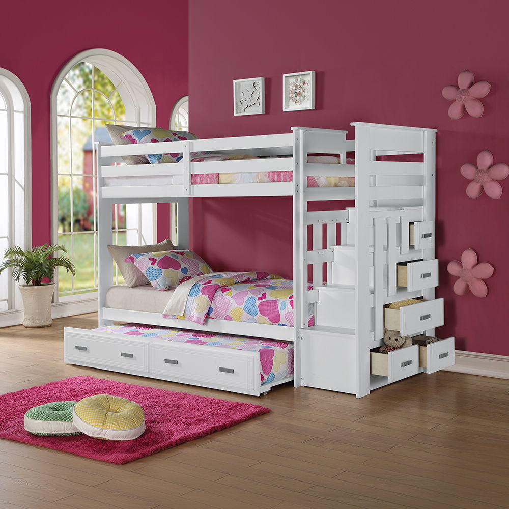 Allentown - Bunk Bed w/Storage Ladder & Trundle - Urban Living Furniture (Los Angeles, CA)