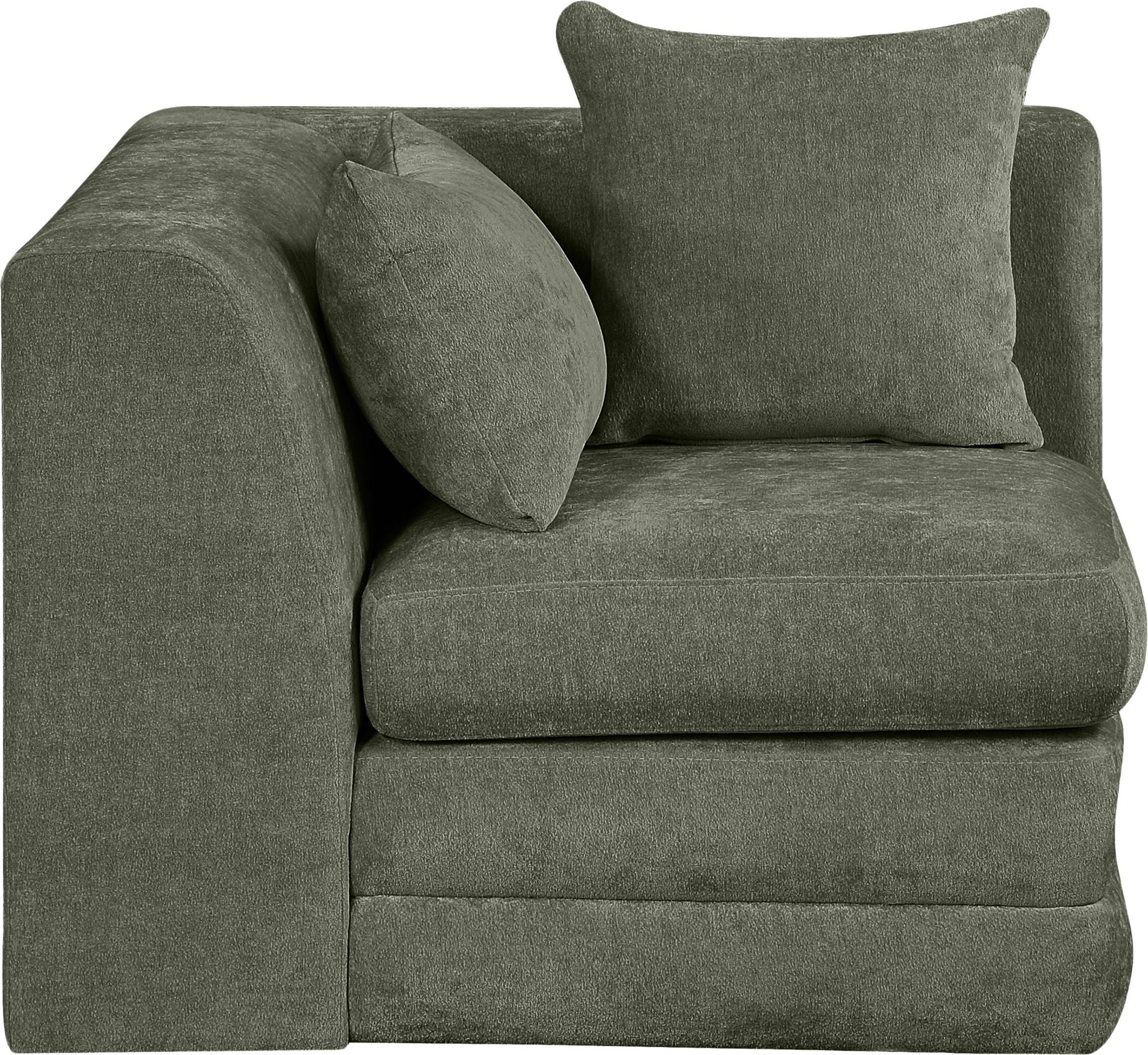 Stellar - Chenille Fabric Upholstered Modular Corner Chair - Urban Living Furniture (Los Angeles, CA)
