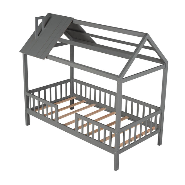 House Bed With Fence