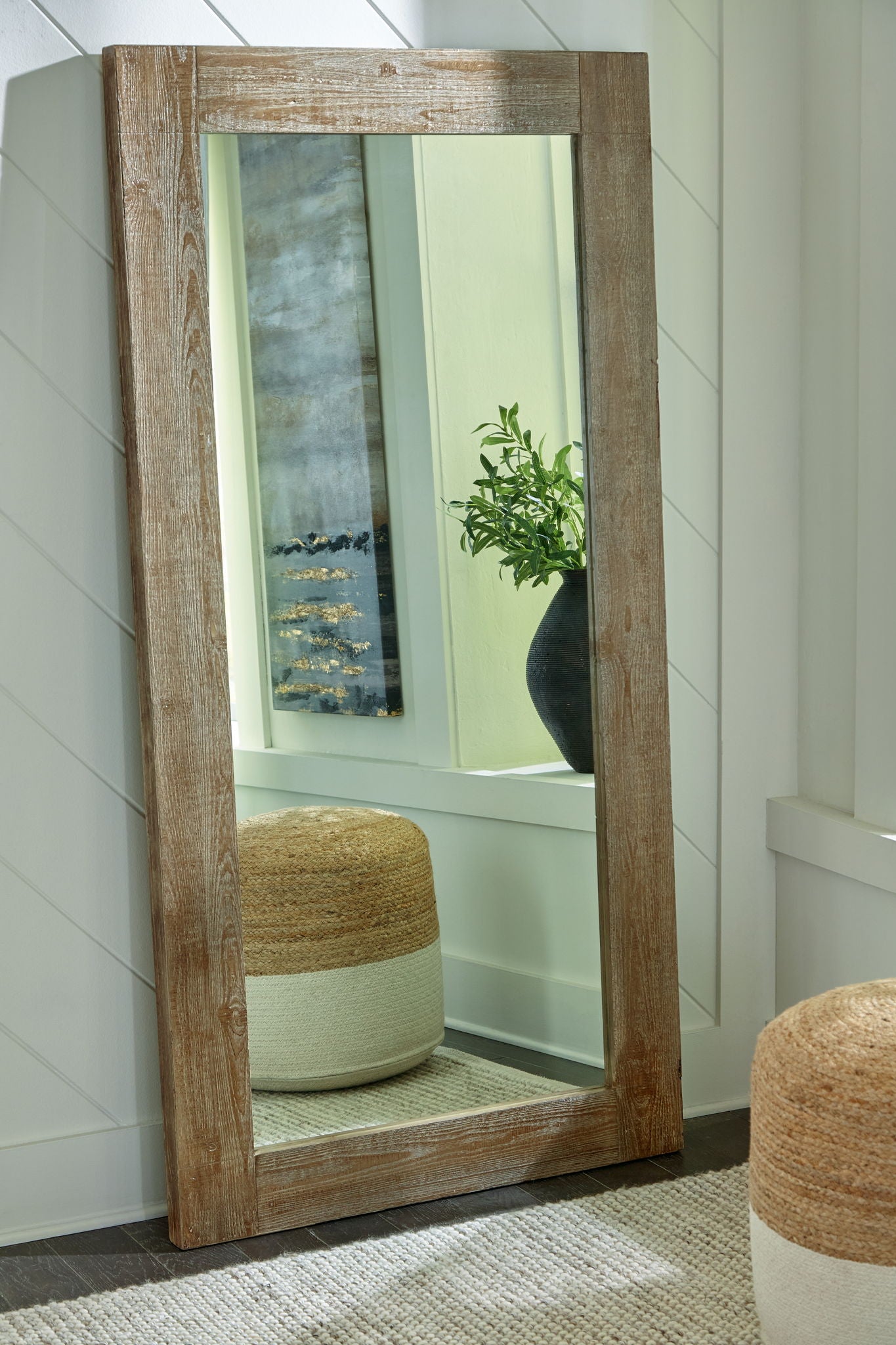 Waltleigh - Distressed Brown - Floor Mirror - Urban Living Furniture (Los Angeles, CA)