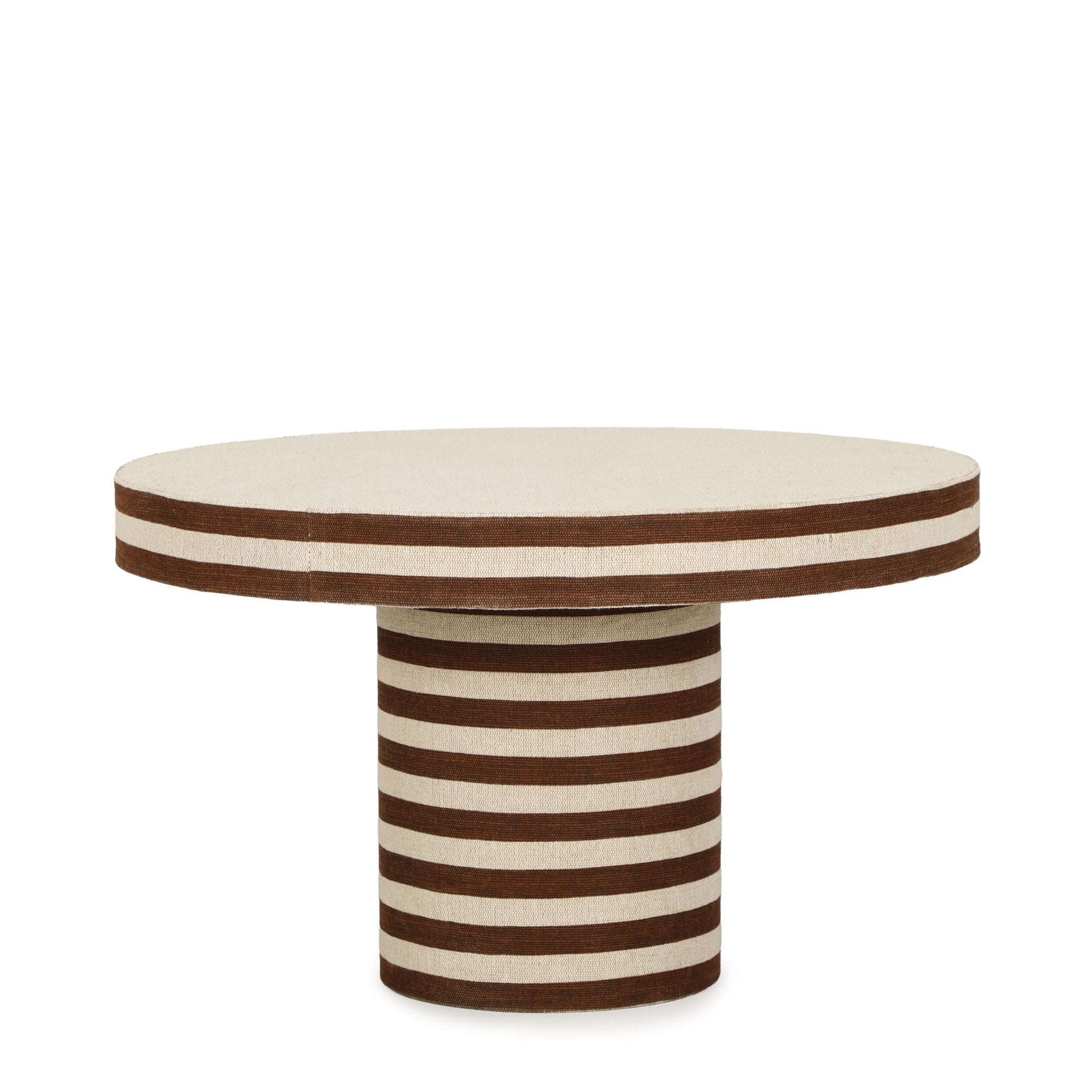 Lyra - Striped Cotton Jute Contract-Grade Table