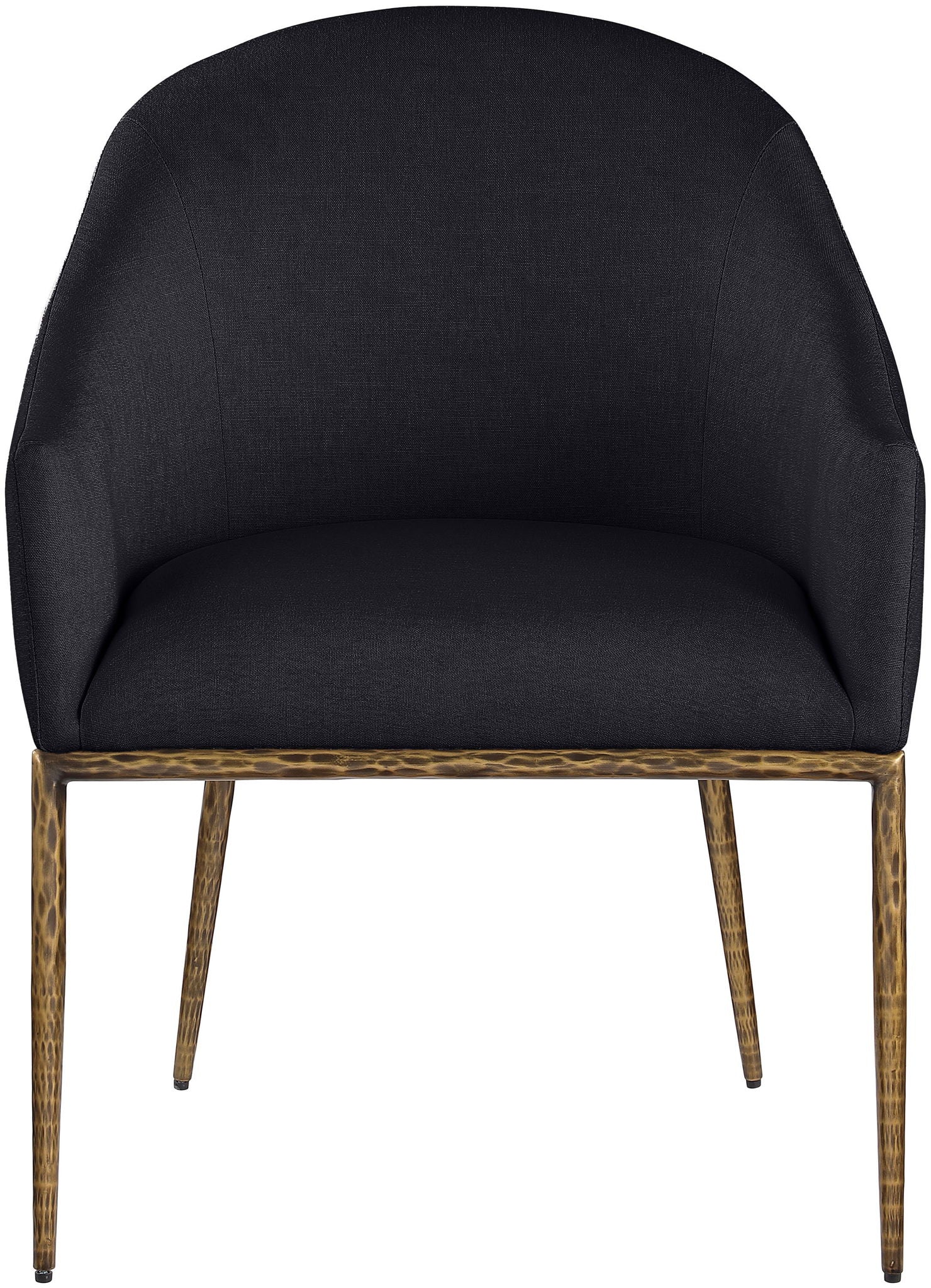 Ferro - Upholstered Dining Arm Chair With Brushed Gold Legs - Urban Living Furniture (Los Angeles, CA)