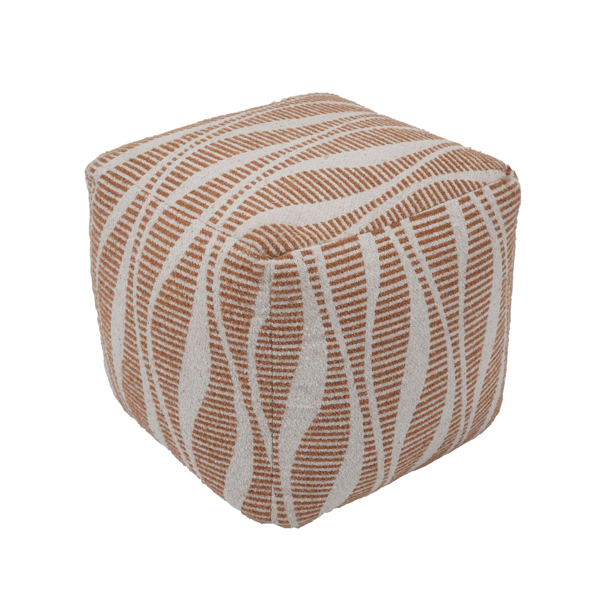 Ember - Woven Pouf - Cream / Natural - Urban Living Furniture (Los Angeles, CA)