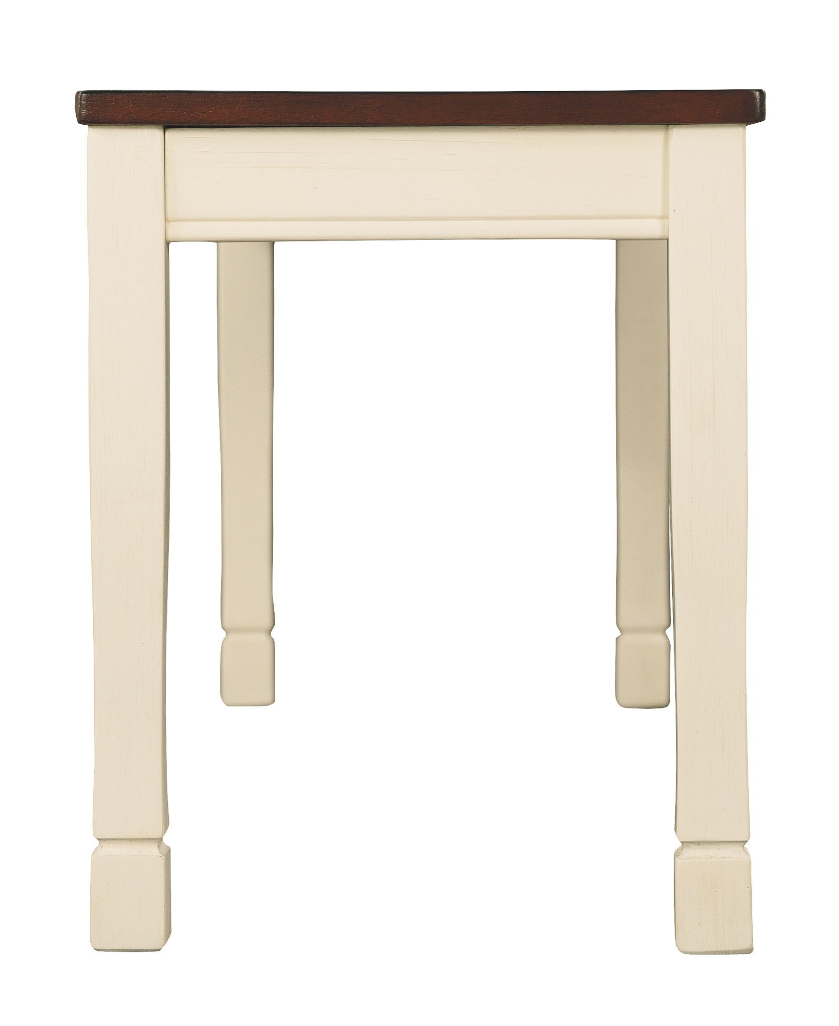 Whitesburg - Brown / Cottage White - Large Dining Room Bench - Urban Living Furniture (Los Angeles, CA)
