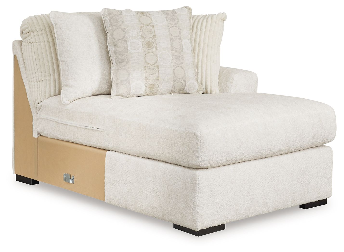 Chessington - Ivory - Raf Corner Chaise - Urban Living Furniture (Los Angeles, CA)
